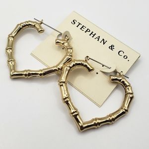 Stephan & Co Heart Earrings